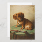 Carte Un chiot de Dachshund | Carl Reichert (Devant / Derrière)