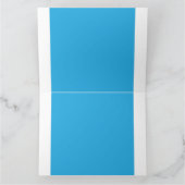 Carte Un ciel bleu serein avec quelques nuages blancs ép (Intérieur)