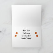 Carte Un Citrouille de bonbons d'Halloween rempli (Intérieur)