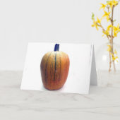 Carte Un Citrouille orange (Fleur jaune)
