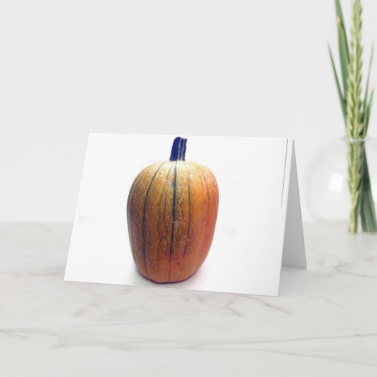 Carte Un Citrouille orange (Devant)