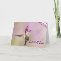 Un colibri rose en vol s'en sort bientôt