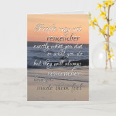 Carte Un collègue de famille dit adieu (Fleur jaune)