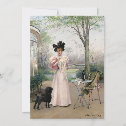 Carte Un compagnon fidèle | Louise Abbéma (Devant)