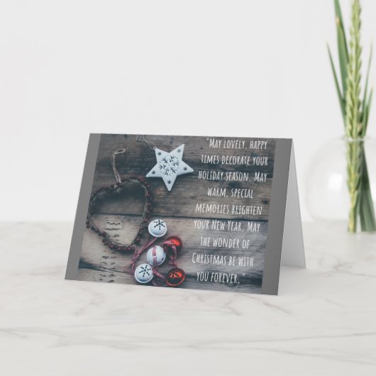 CARTE UN « CONGÉ TRÈS SPÉCIAL » EST LE VŒU POUR « VOUS » (Devant)