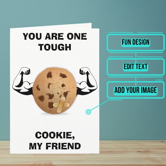 Carte Un Cookie Dur Se Bien
