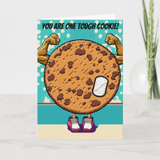 Carte Un Cookie Dur Se Porte Bien (Devant)