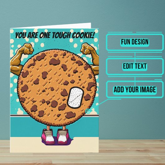 Carte Un Cookie Dur Se Porte Bien