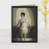 Carte Un corps en forme de poire (Fleur jaune)