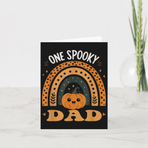 Carte Un costume de Halloween familial assorti pour papa