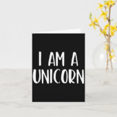 Carte Un costume simple et drôle de licorne pour Hallowe (Fleur jaune)
