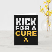 Carte Un Coup De Pouce Pour Un Football Cure Sensibilisa (Fleur jaune)