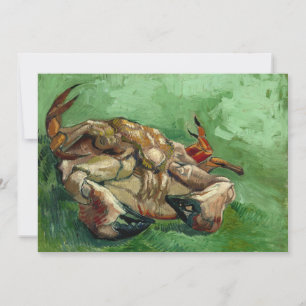 Carte Un crabe sur son dos Vincent van Gogh