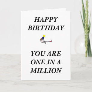 Carte Un dans million