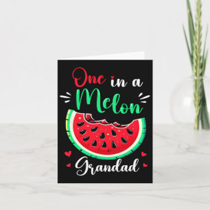 Carte Un Dans Un Melon Grand Et Fête D'Anniversaire Corr