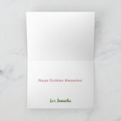 Carte Un dans un Melon Message de 1er Anniversaire (Intérieur)