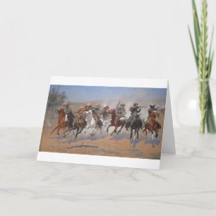 Carte Un Dash pour le Bois par Frederic Remington
