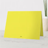 Carte Un dégradé qui se mélange du jaune à l'orange, la  (Dos)