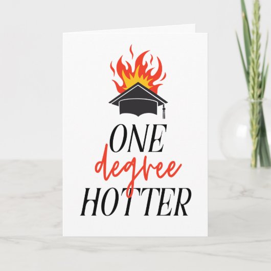Carte Un Degré De Diplôme De Flamme Hotter (Devant)