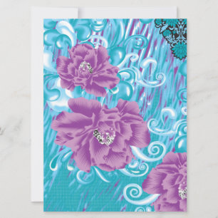 Carte Un design de textile vibrant mettant en vedette du