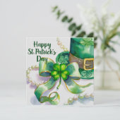 Carte Un design festif pour la Saint-Patrick (Debout devant)