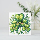 Carte Un design festif pour la Saint-Patrick (Debout devant)