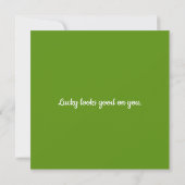 Carte Un design festif pour la Saint-Patrick (Dos)