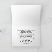 CARTE UN DIEU, PROTÈGENT SVP MON FILS (Intérieur)