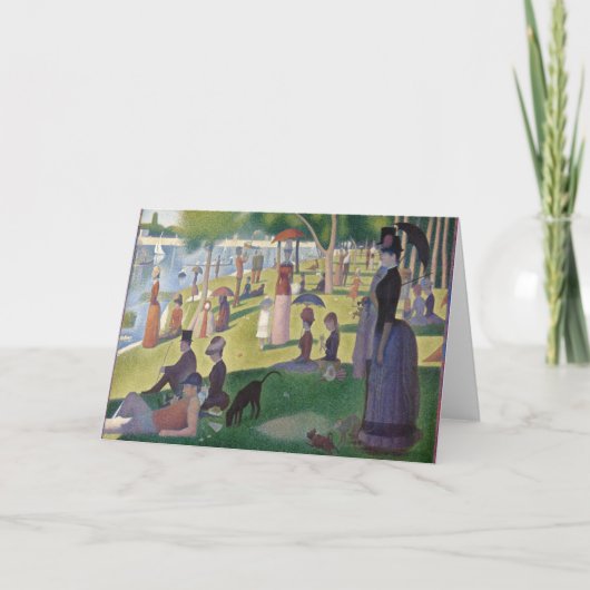 Carte Un dimanche à La Grande Jatte par Georges Seurat (Devant)