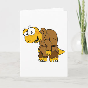 Carte Un Dinosaure Dinosaure Hunchback.