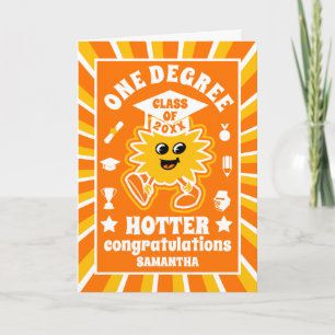 Carte Un diplôme Hotter Rétro Graduation