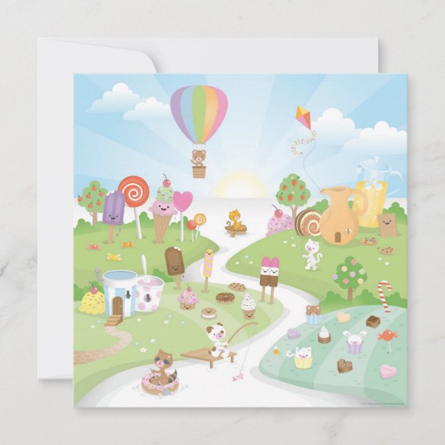 Carte Un doux paradis d'été ! (Devant)