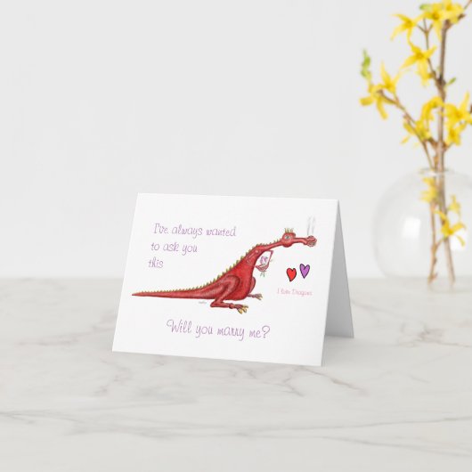 Carte Un dragon aux fleurs (Fleur jaune)