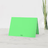 Carte Un dragon vert (Dos)