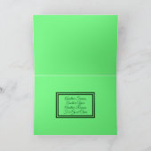 Carte Un dragon vert (Intérieur)