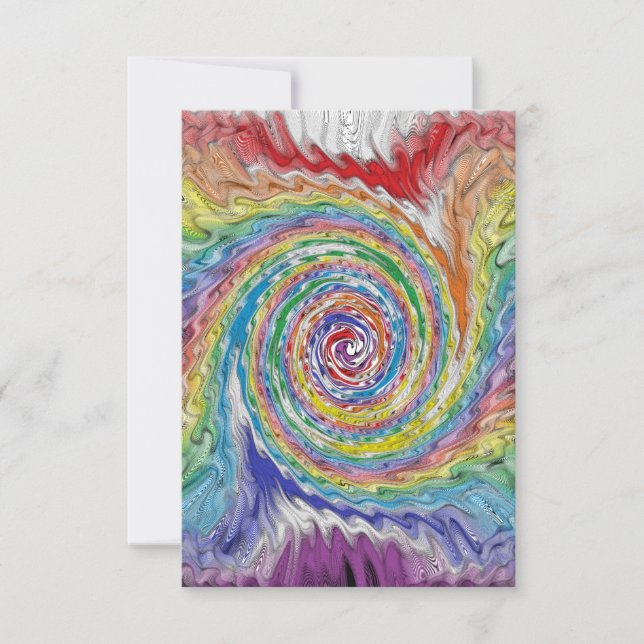 Carte Un éclat coloré (Devant)