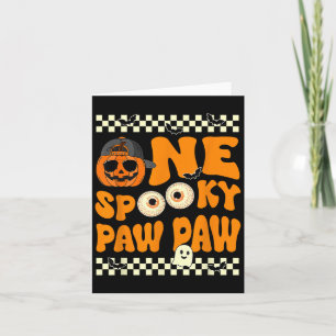 Carte Un Éffrayant Paw Paw Premier Anniversaire Hallowee
