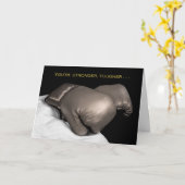 Carte Un encouragement plus fort, plus dur, tenace de (Fleur jaune)