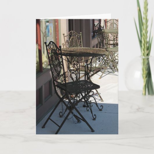 Carte Un Endroit Où S'Asseoir (Devant)