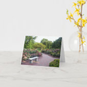 Carte Un endroit pour la réflexion (Fleur jaune)