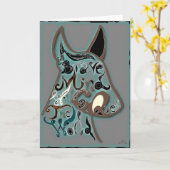 Carte Un esprit courageux va conquérir le monde (Fleur jaune)