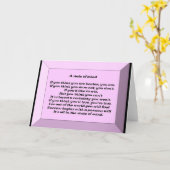 Carte Un état d'esprit (Fleur jaune)