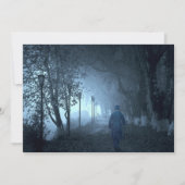 Carte Un étranger dans le parc dans le brouillard noctur (Devant)