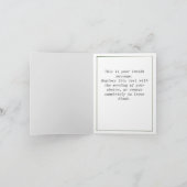 Carte Un ferry à Port Askaig, Islay en Ecosse Anniversai (Intérieur)