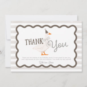 Carte Un Garçon Silly Goose 1er Anniversaire Merci