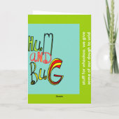 Carte Un gâteau d'anniversaire si gentil qu'il l'a mangé (Dos)