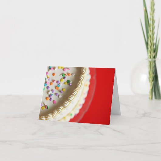 Carte Un gâteau juste pour vous (Devant)