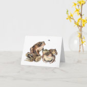 Carte Un genre de crapaud (Fleur jaune)