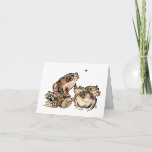 Carte Un genre de crapaud (Devant)