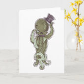 Carte Un Gentlephalopod parfait (Fleur jaune)